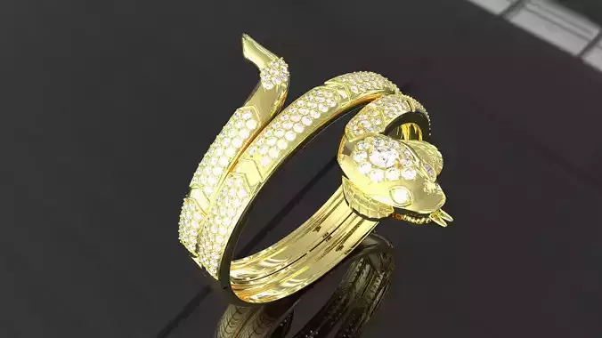 Bracelet Snake 3D print model