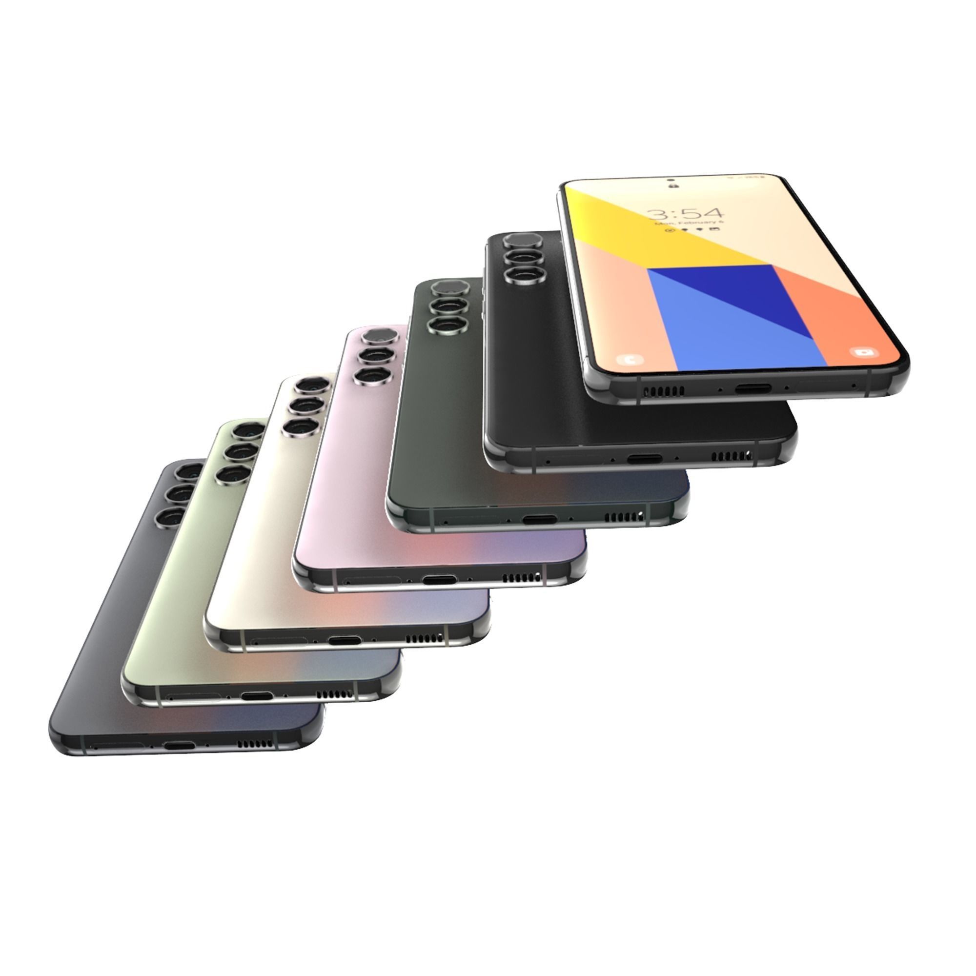 Samsung Galaxy S23 Plus Full Colors 3D model_8