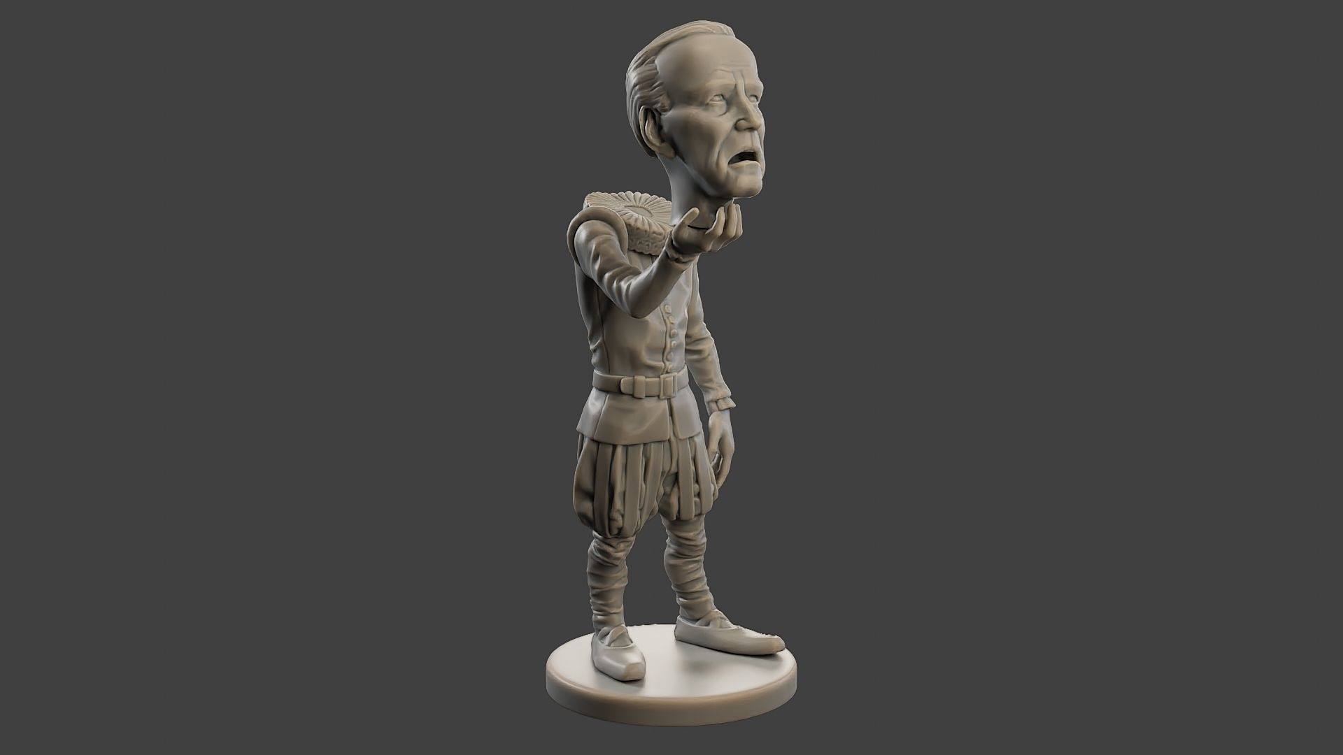 Joe Biden Ghost Meme 3D print model_10