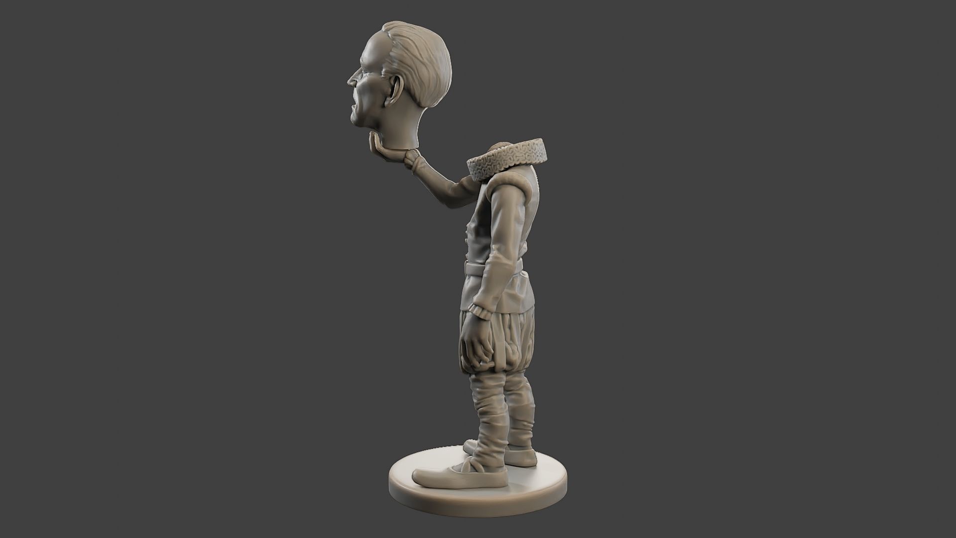 Joe Biden Ghost Meme 3D print model_4
