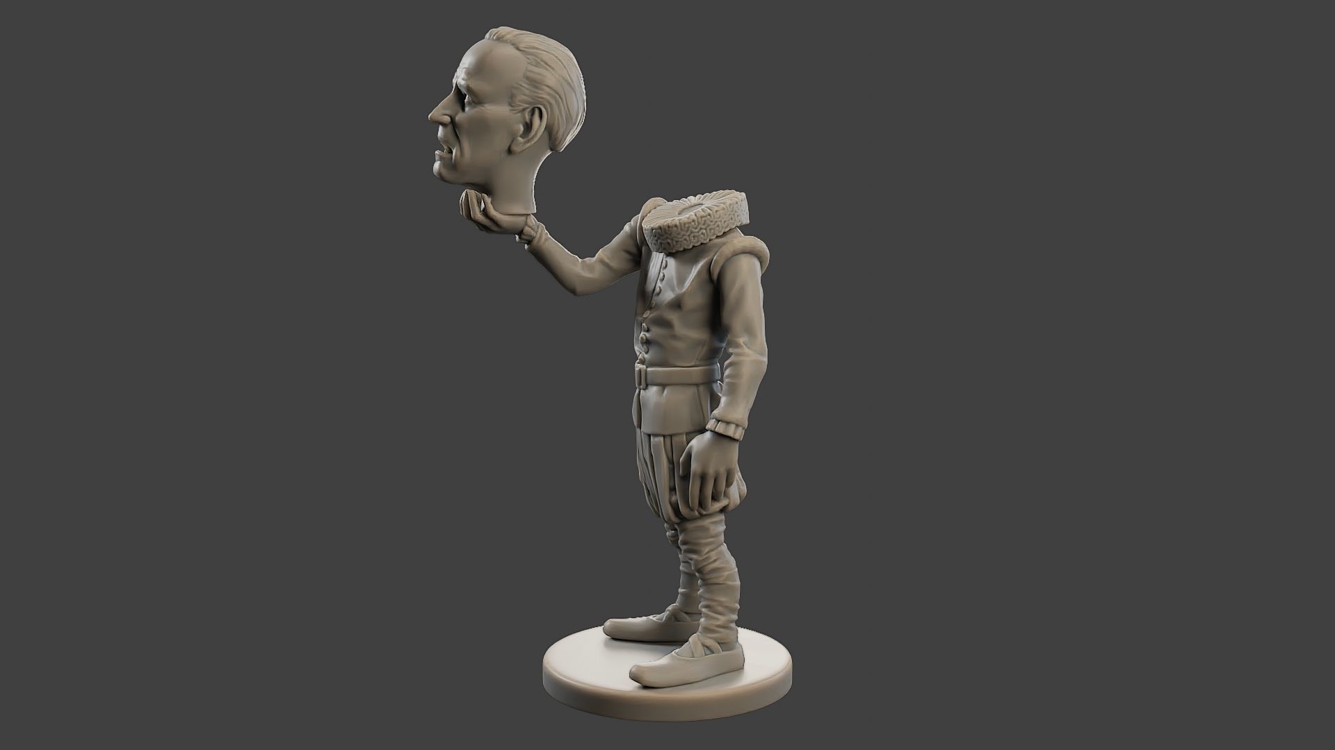 Joe Biden Ghost Meme 3D print model_3
