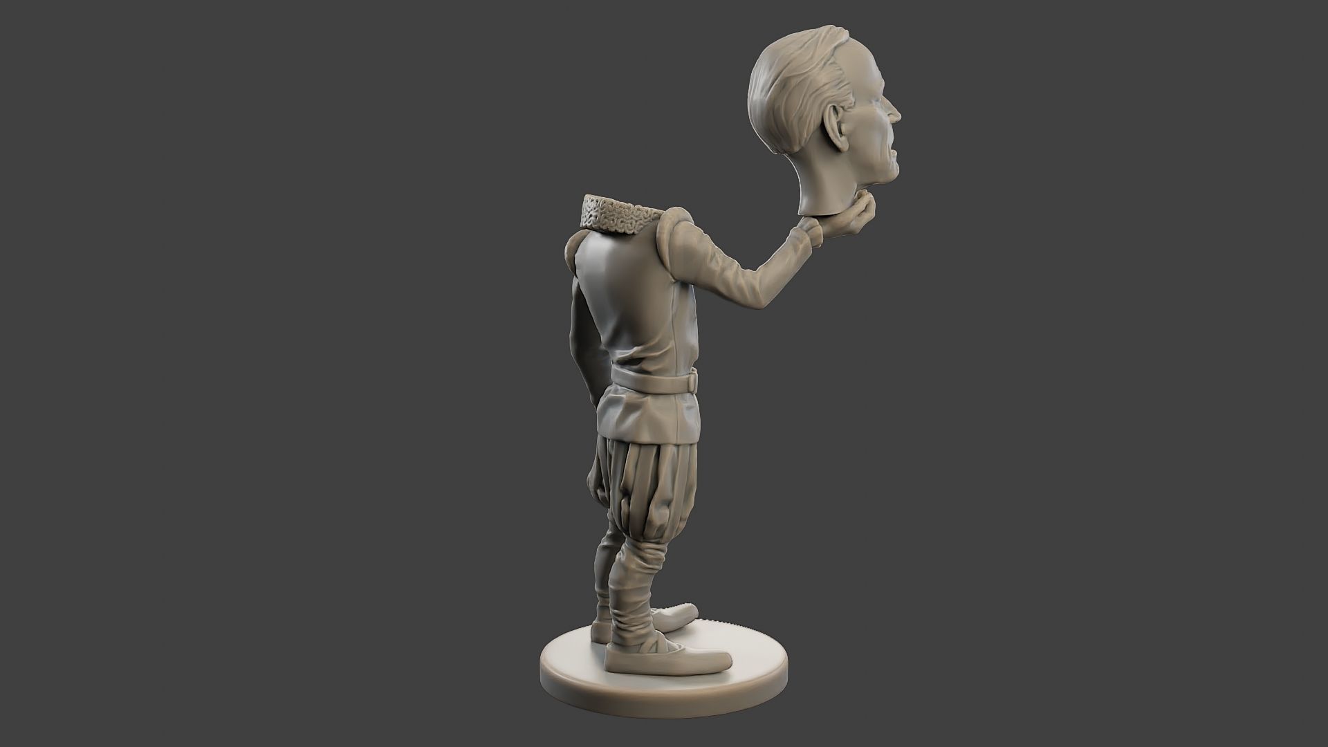 Joe Biden Ghost Meme 3D print model_8