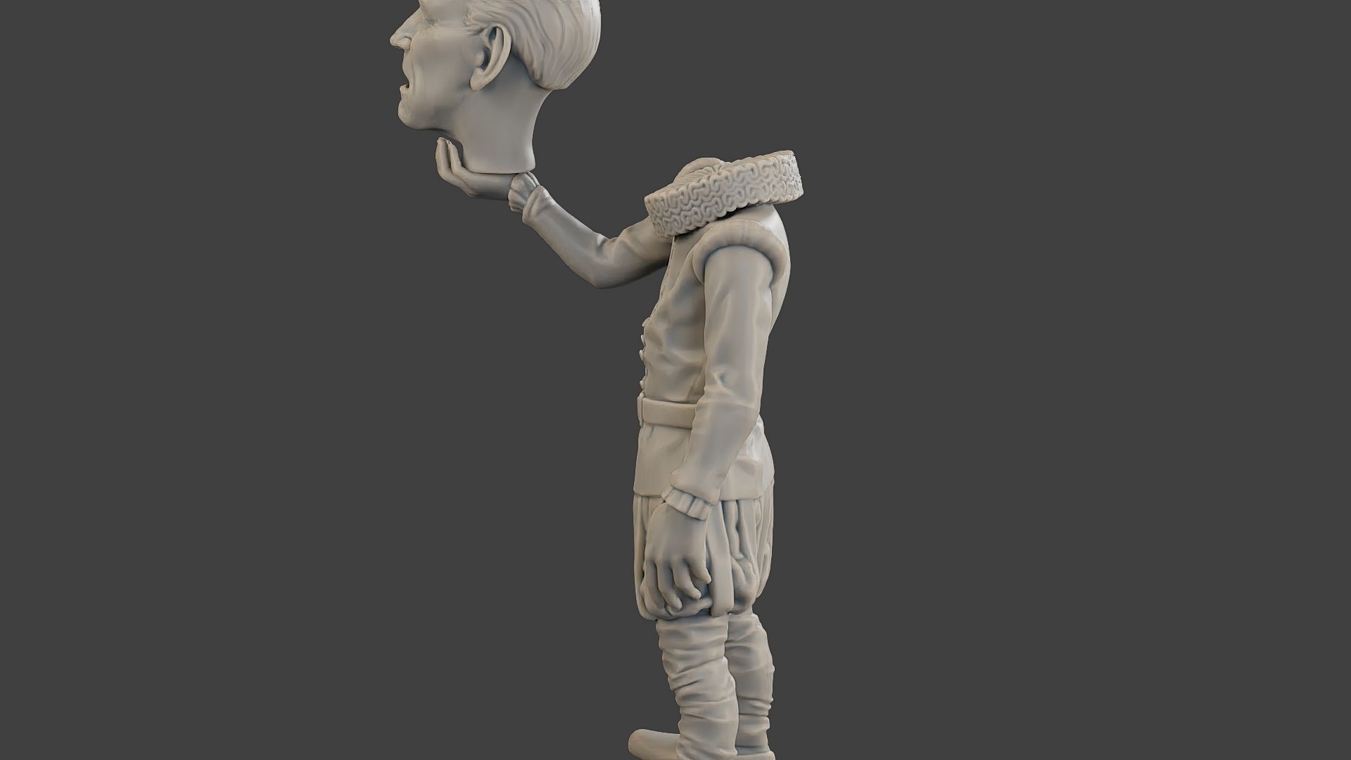 Joe Biden Ghost Meme 3D print model_26