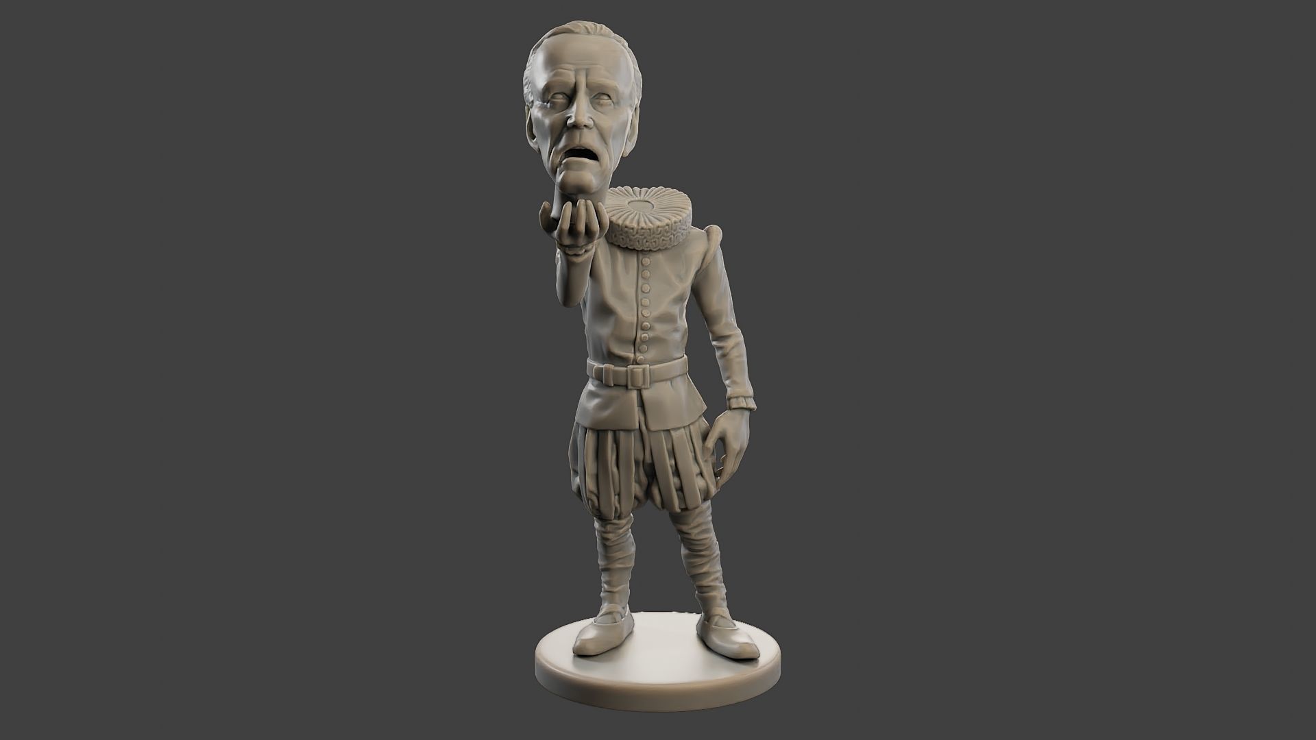 Joe Biden Ghost Meme 3D print model_11