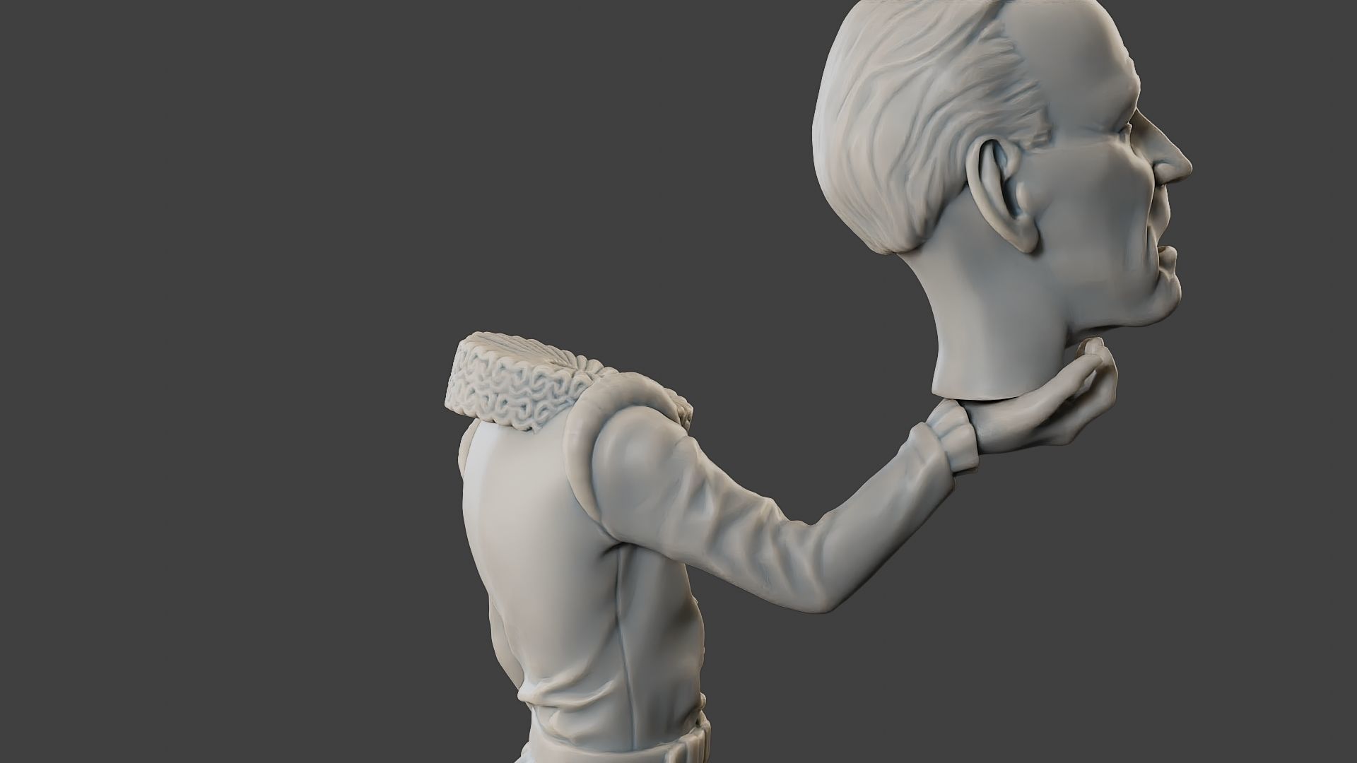 Joe Biden Ghost Meme 3D print model_20