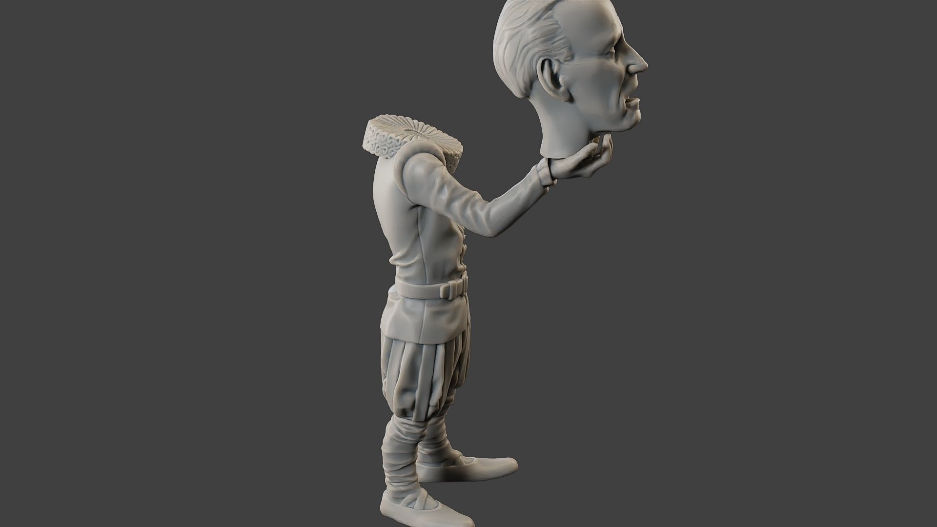 Joe Biden Ghost Meme 3D print model_30