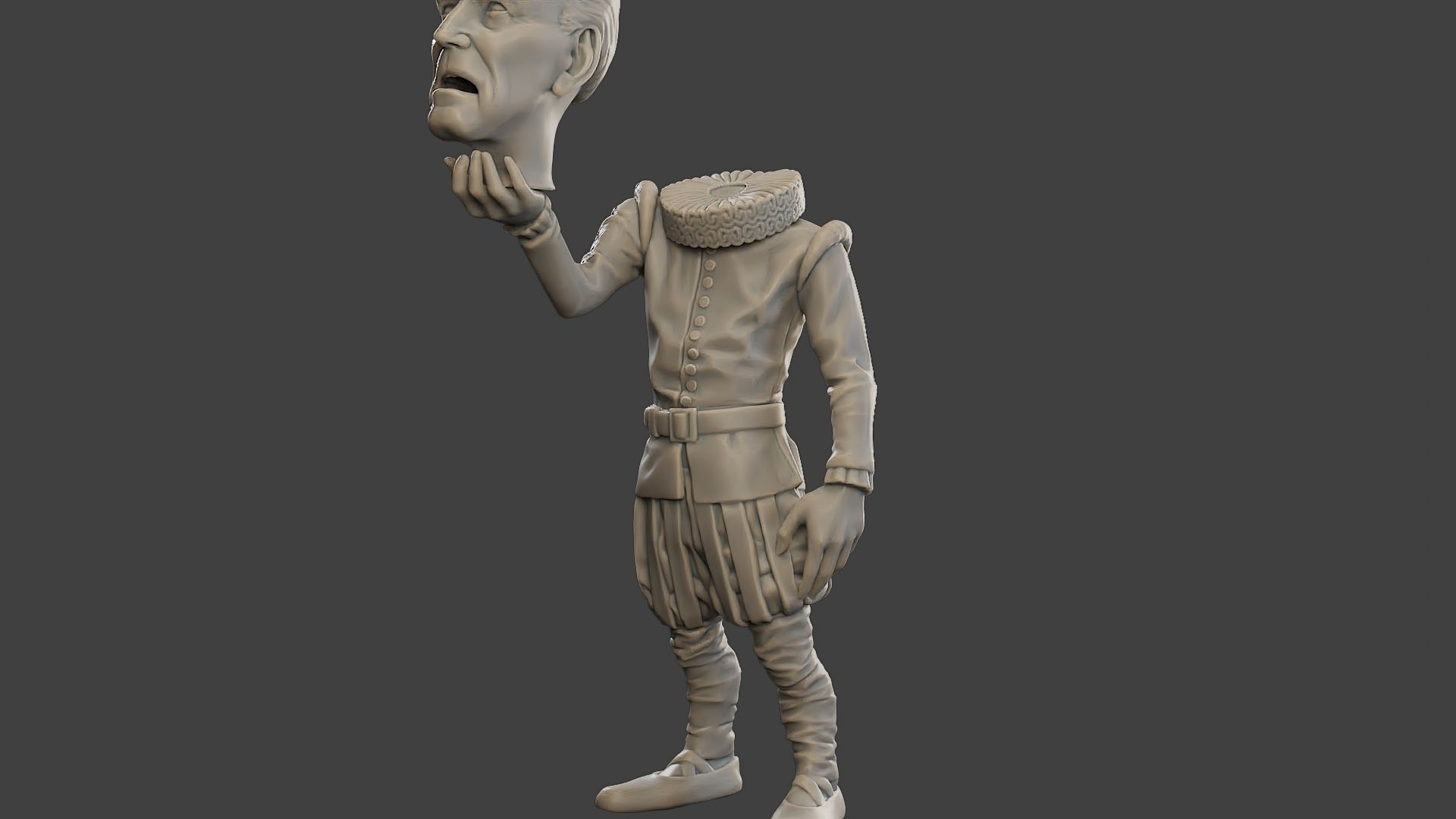 Joe Biden Ghost Meme 3D print model_27