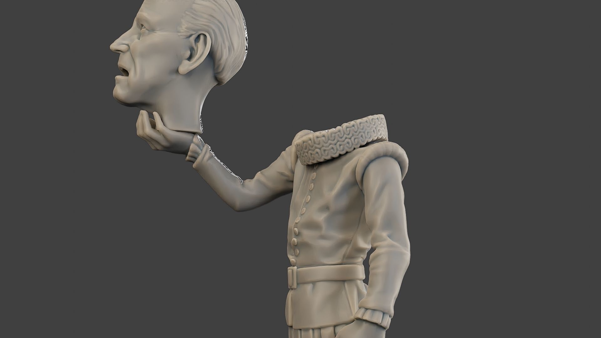 Joe Biden Ghost Meme 3D print model_17