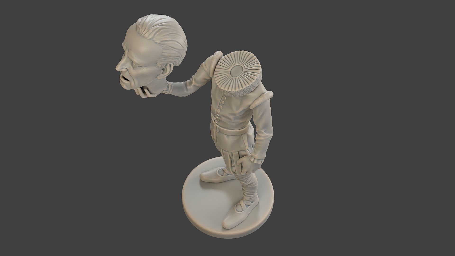 Joe Biden Ghost Meme 3D print model_15