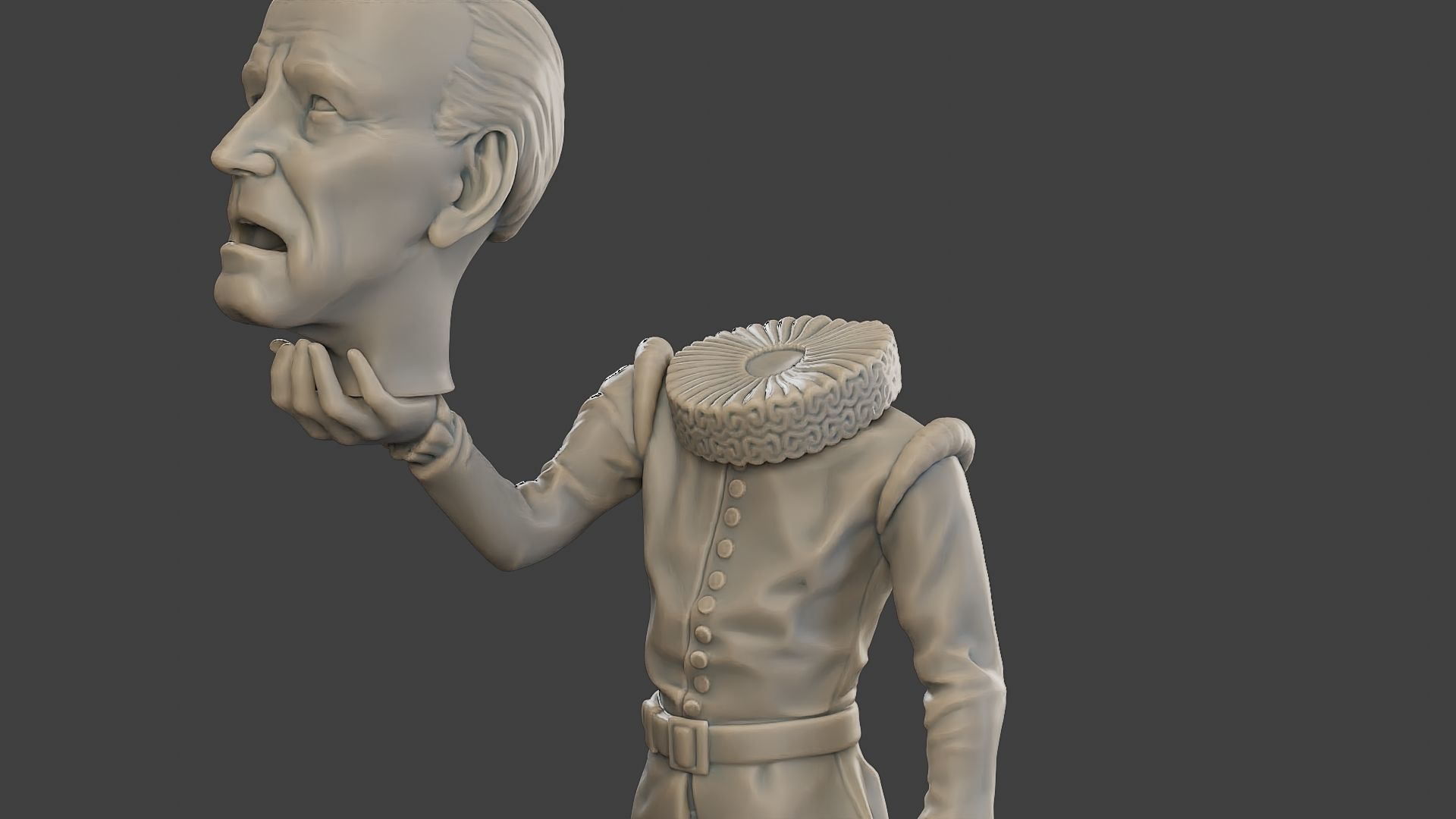Joe Biden Ghost Meme 3D print model_18