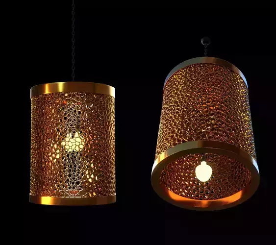 Chandelier Copper Mesh