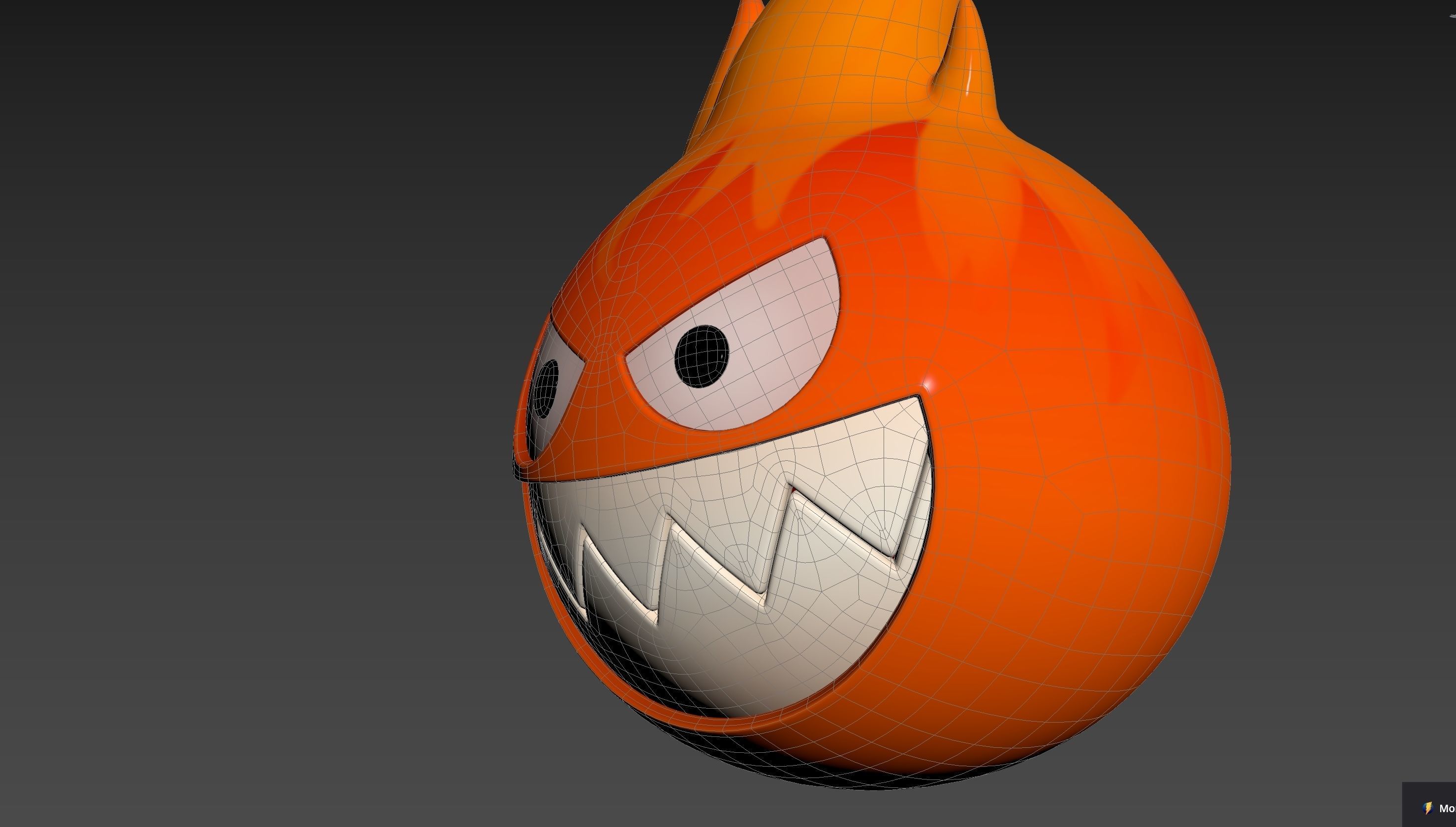 Character242 Flame Monster 3D model_26