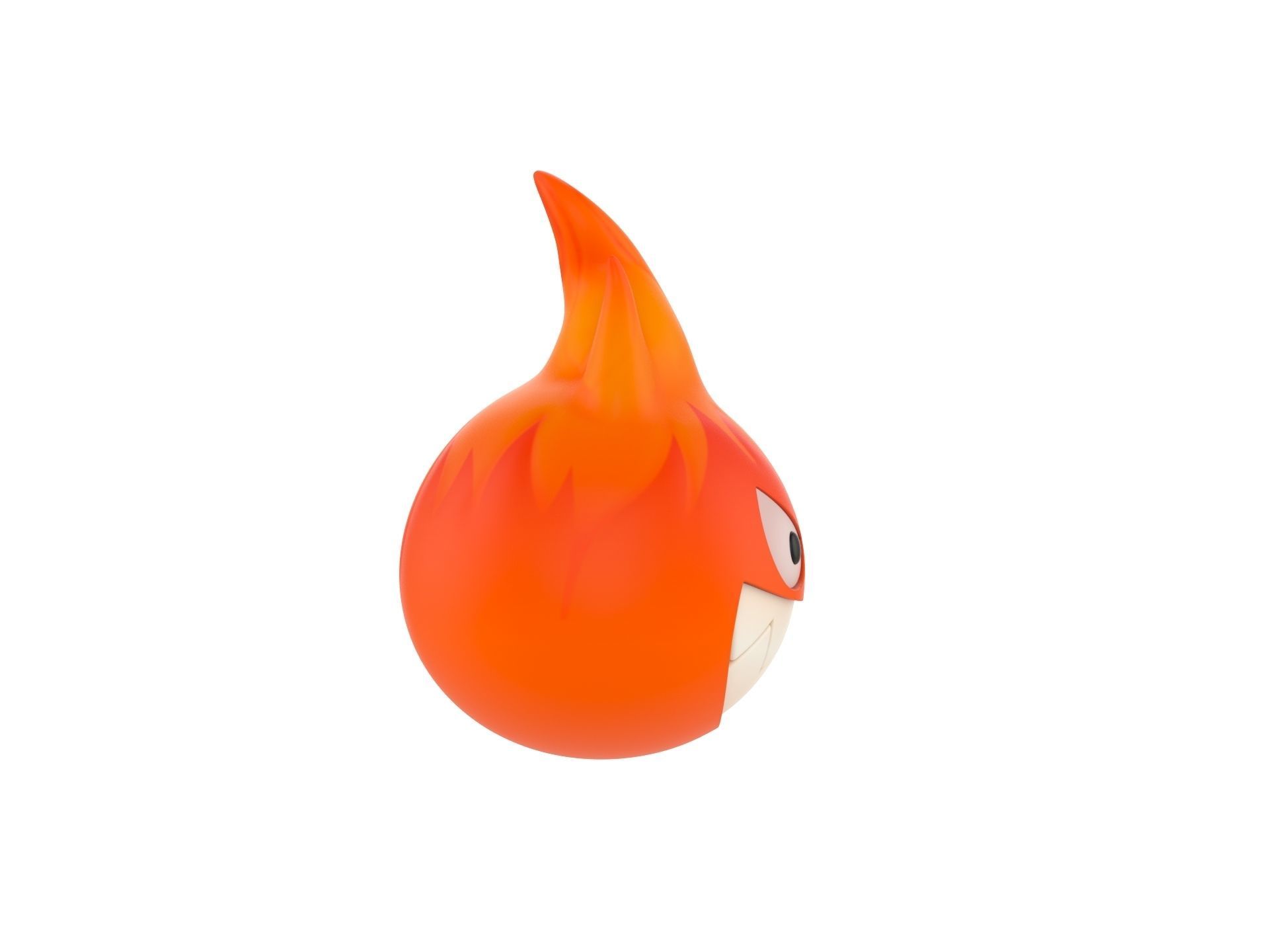 Character242 Flame Monster 3D model_3