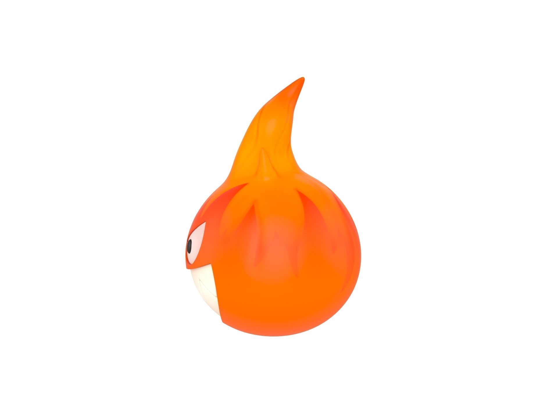 Character242 Flame Monster 3D model_7