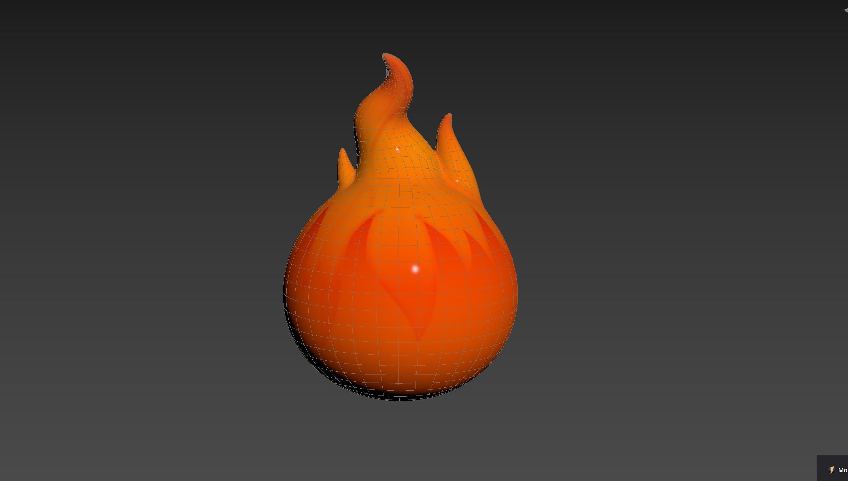 Character242 Flame Monster 3D model_20