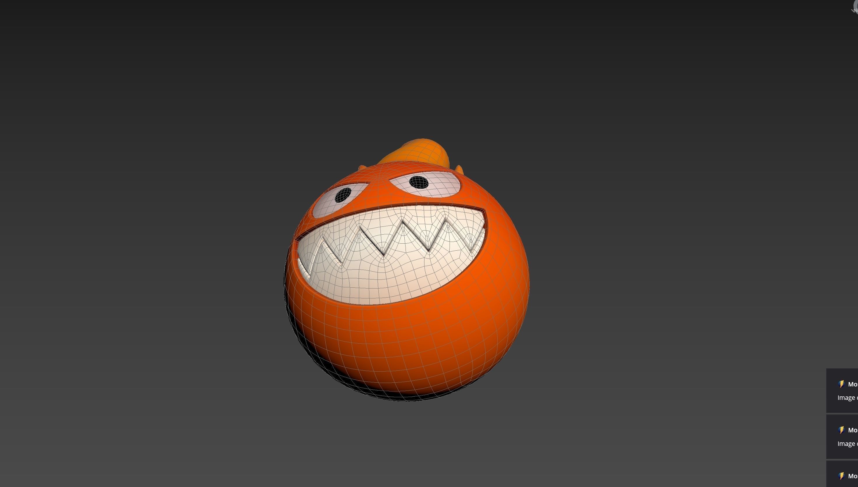 Character242 Flame Monster 3D model_25