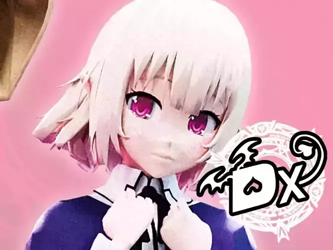 Highschool DxD - Gasper Vladi MMD Model DELUXE Low-poly 3D model
