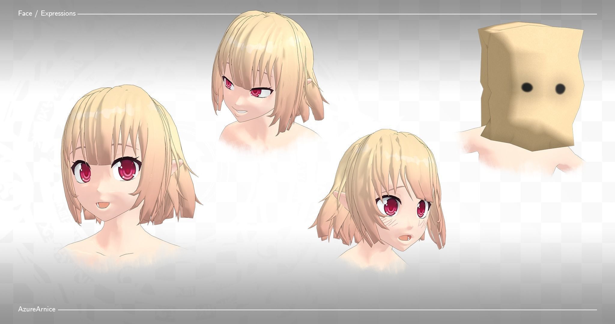 Highschool DxD - Gasper Vladi MMD Model Low-poly 3D model_4