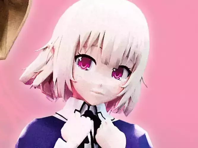 Highschool DxD - Gasper Vladi MMD Model Low-poly 3D model