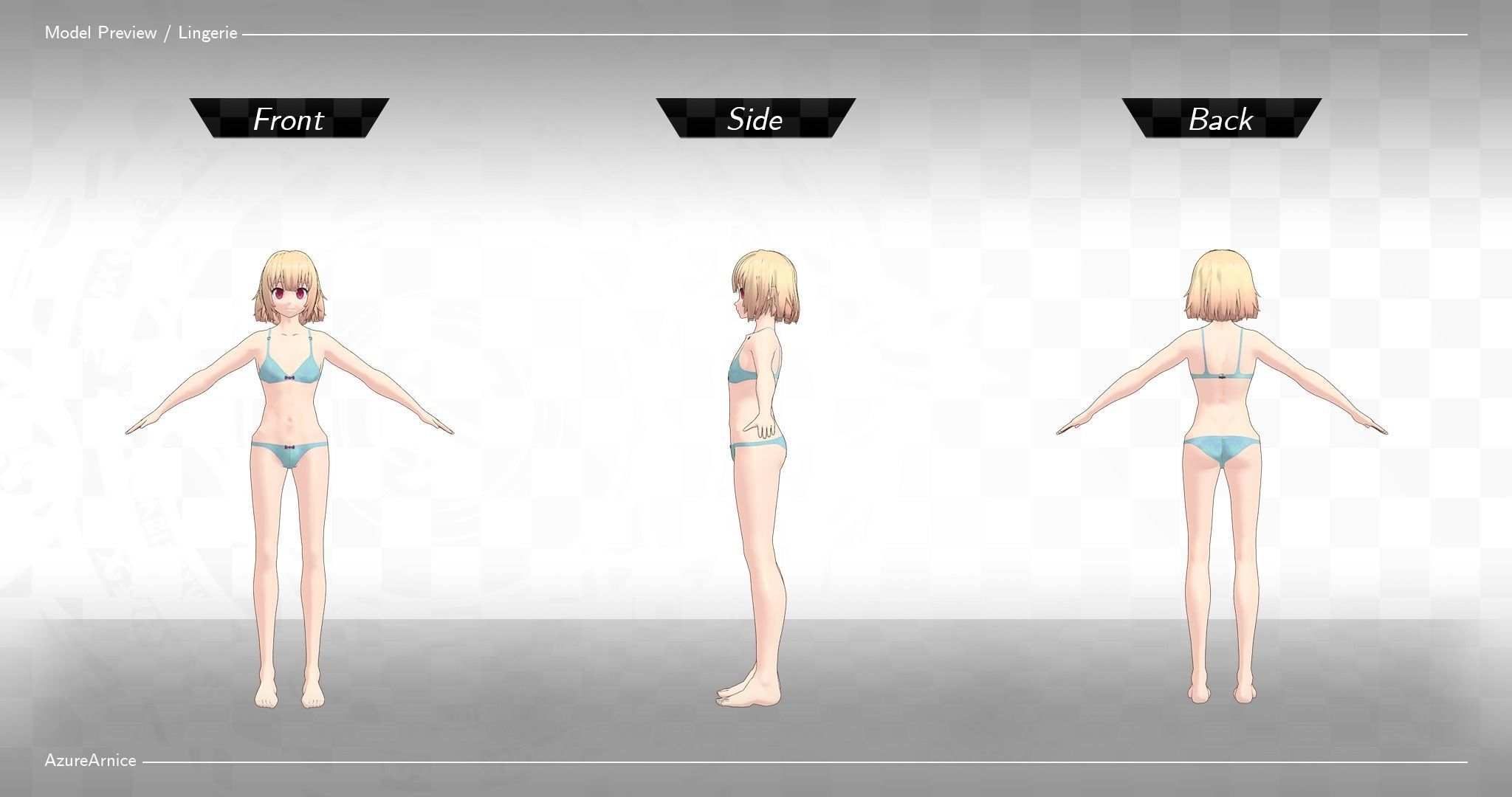 Highschool DxD - Gasper Vladi MMD Model Low-poly 3D model_6