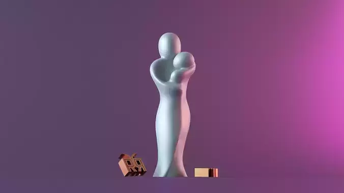 Family Warm Lover 3D print model