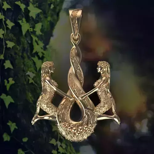 Pendant Trident forest mavka