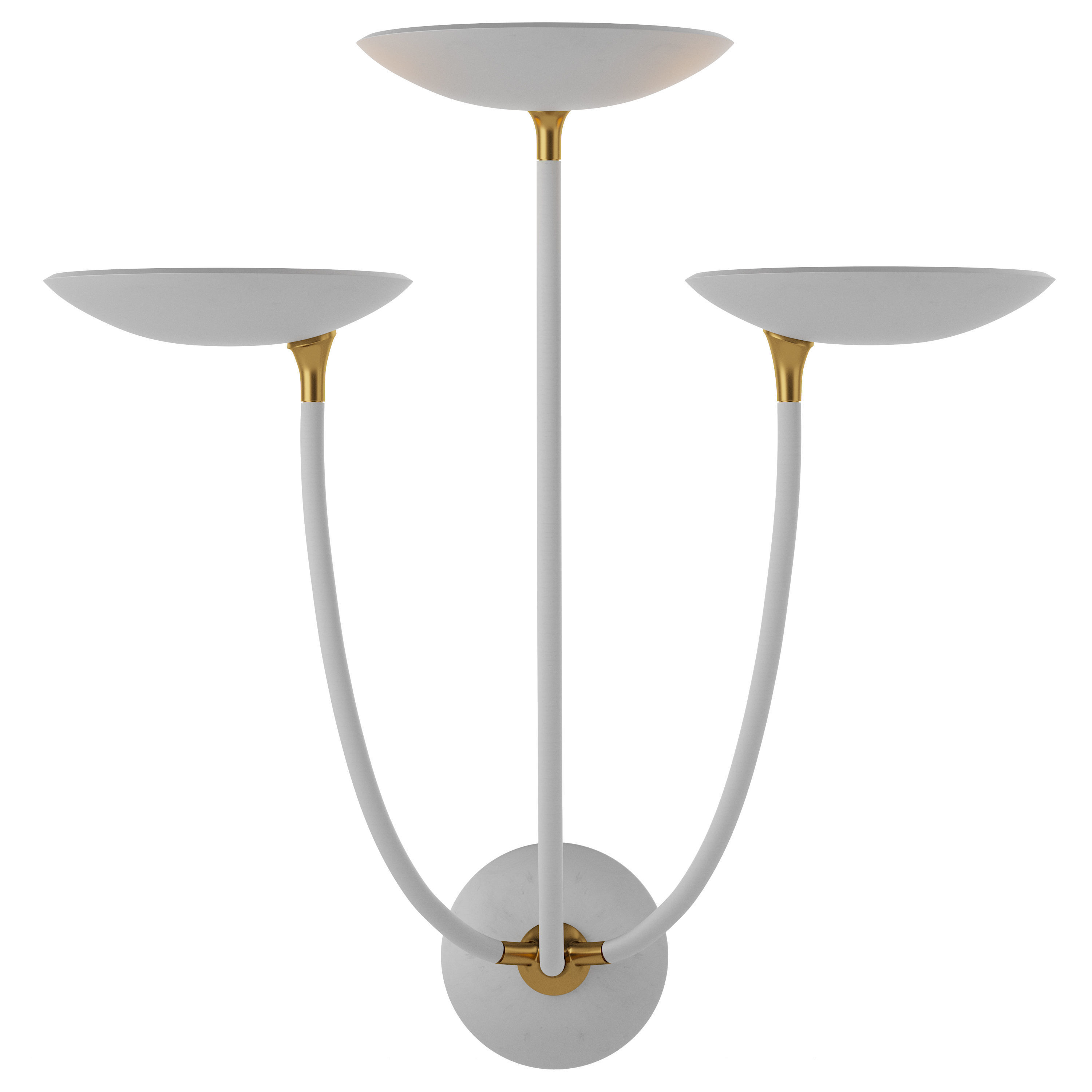 Visual Comfort Keira Large Triple Sconce 3D model_2