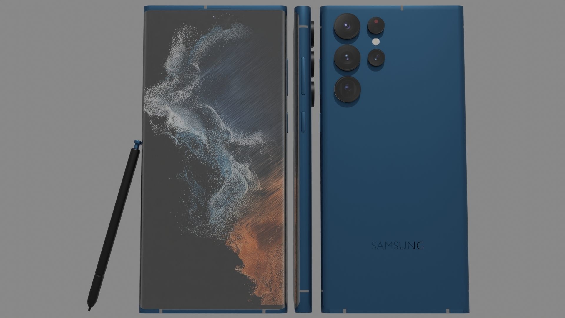 Galaxy S23 ultra 3D model_2