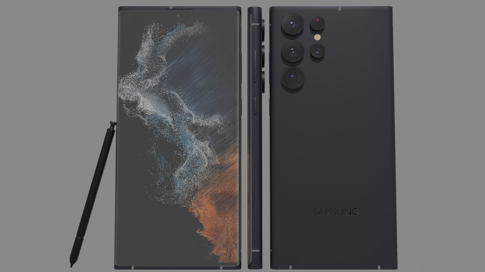 Galaxy S23 ultra 3D model_3