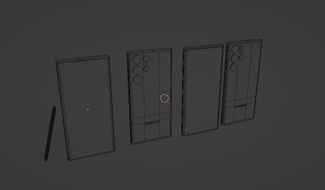 Galaxy S23 ultra 3D model_10