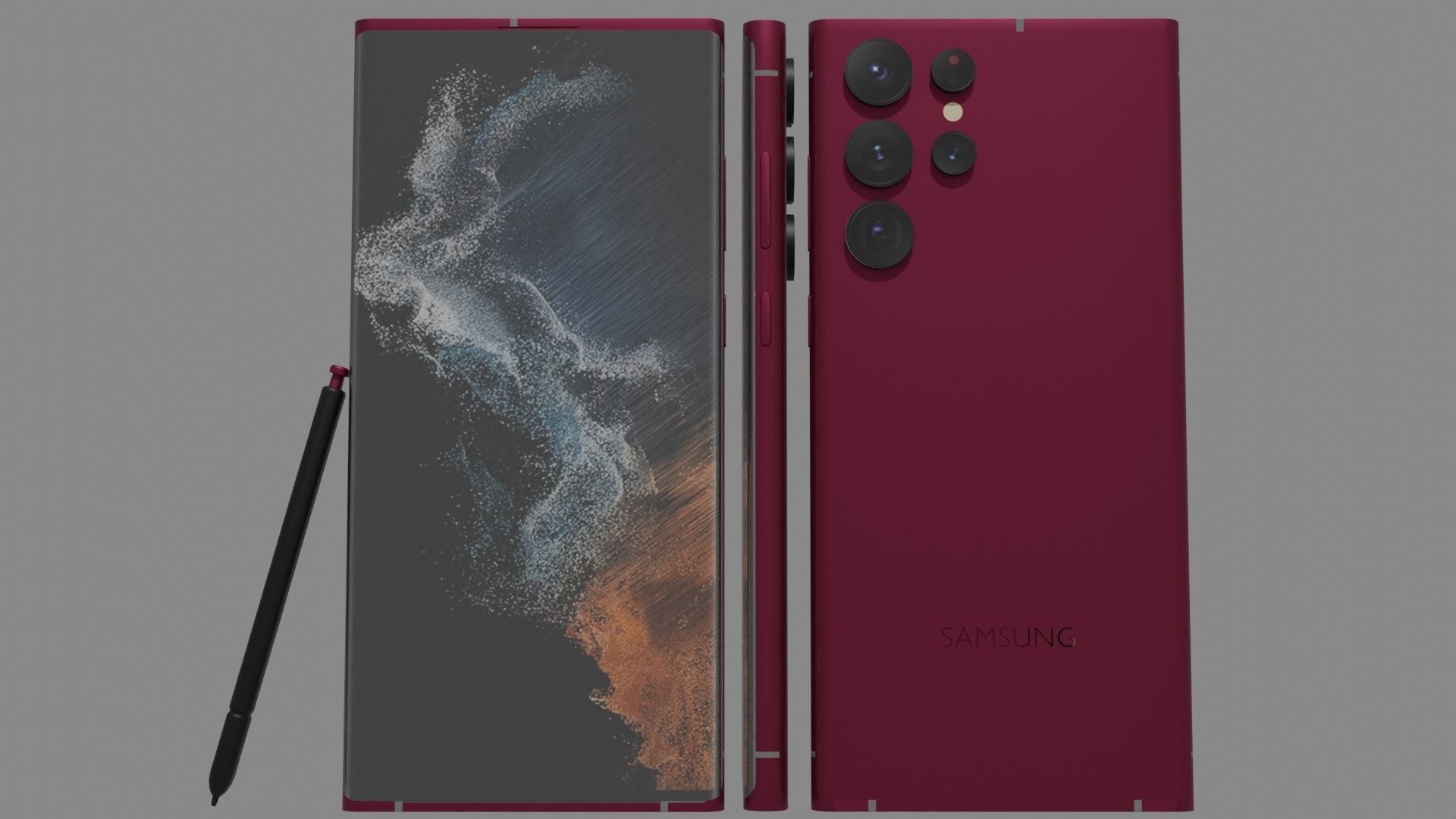 Galaxy S23 ultra 3D model_5