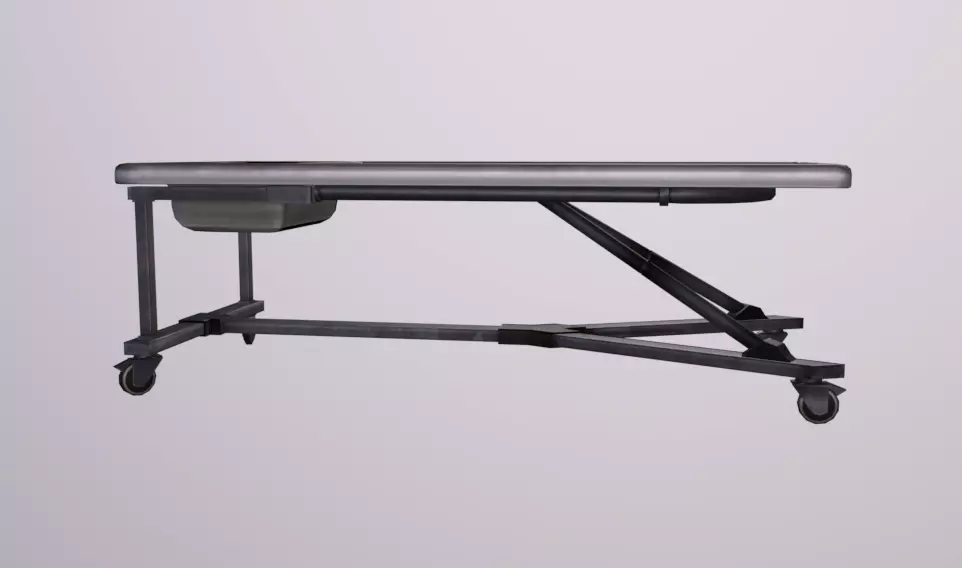 Autopsie Table Low-poly 3D model_0