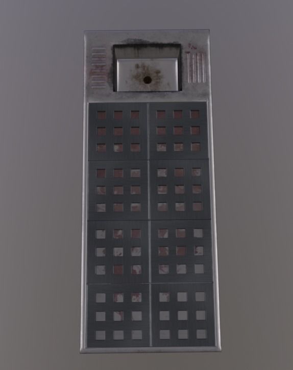 Autopsie Table Low-poly 3D model_3