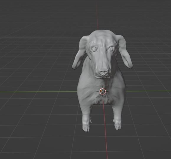 3D printable dog dachsund 3D print model_8