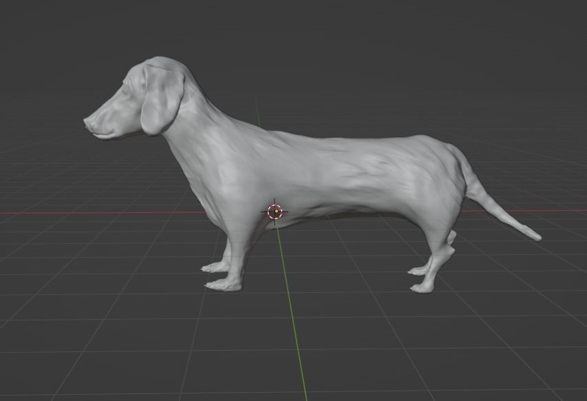 3D printable dog dachsund 3D print model_9