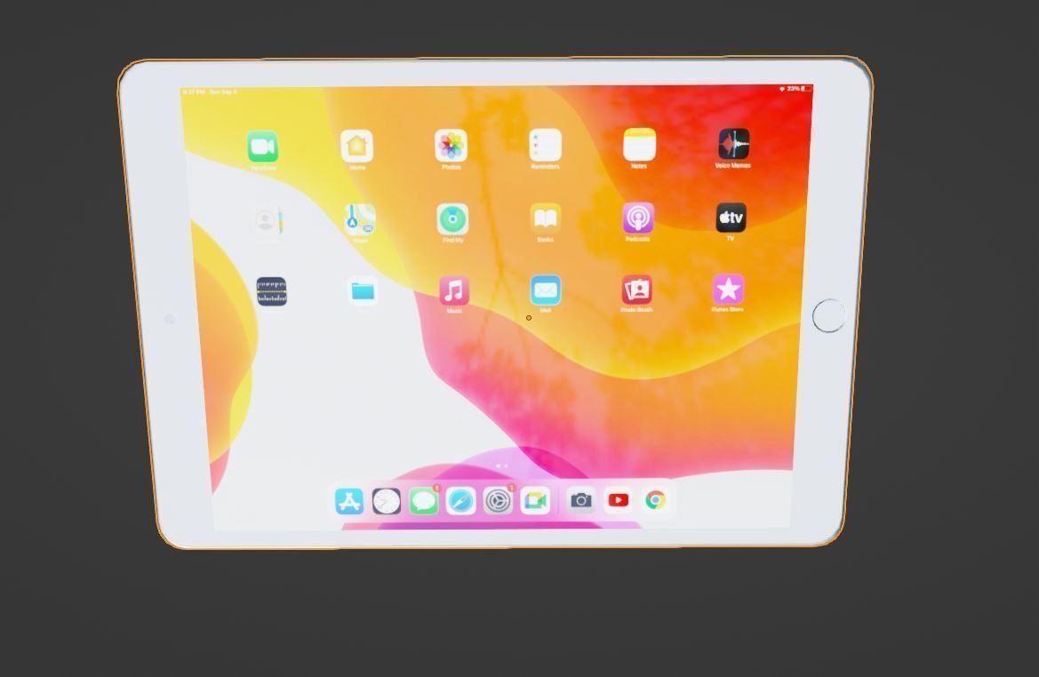 iPad 8  3D model_3