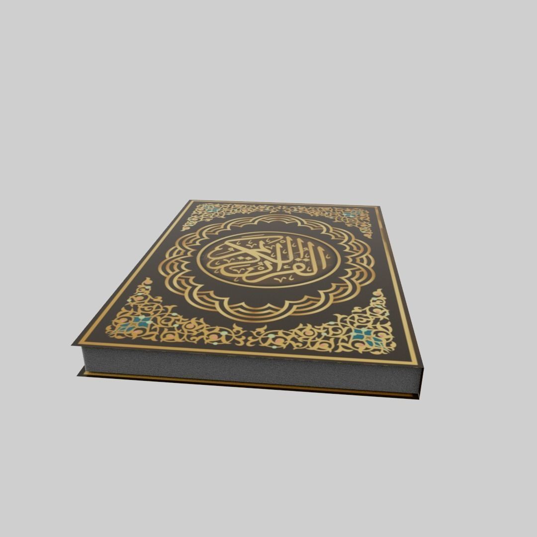 Quran Book  Low-poly 3D model_2