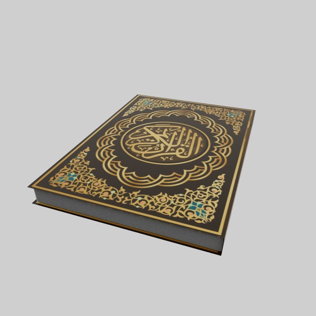 Quran Book  Low-poly 3D model_12