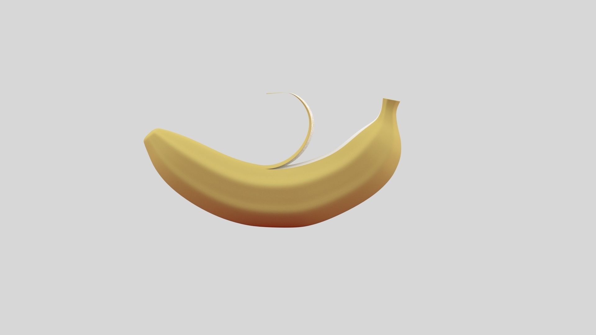 Peeling Banana  3D model_2