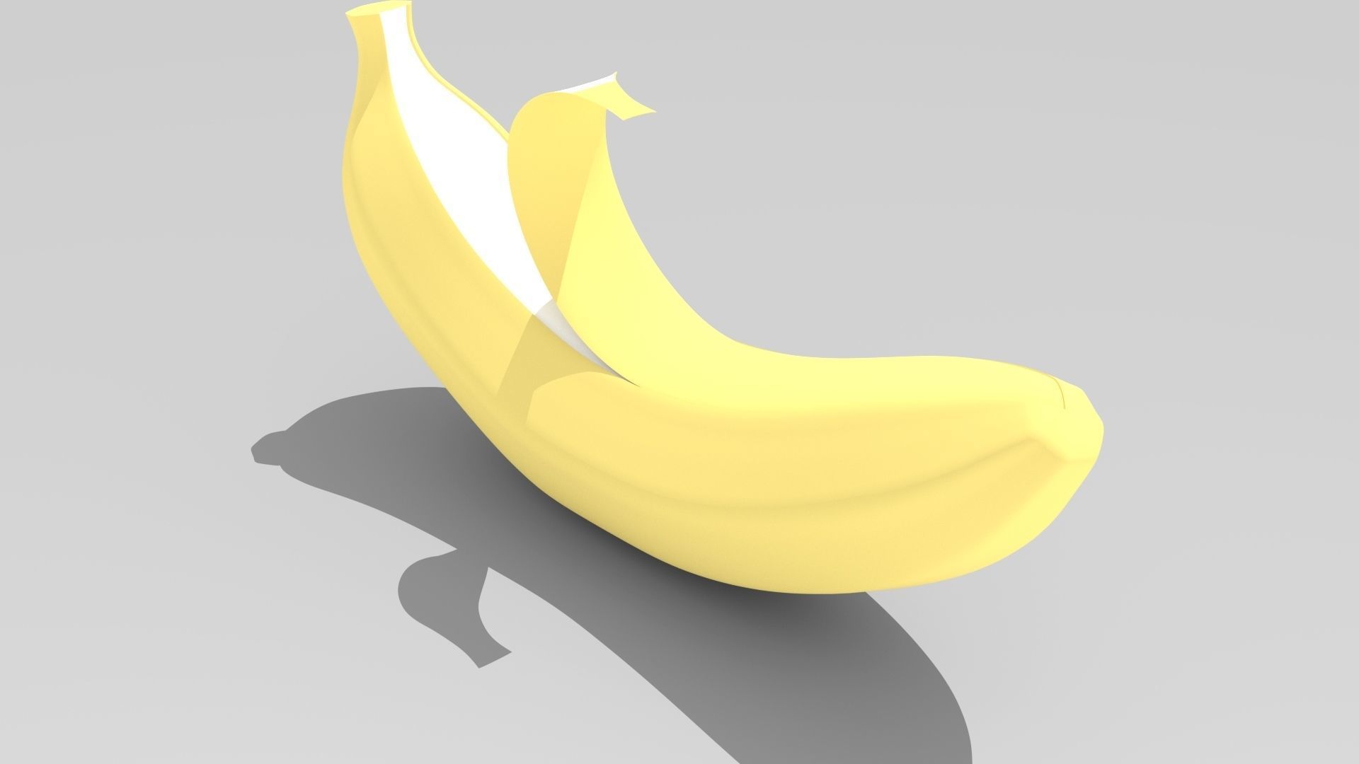 Peeling Banana  3D model_4