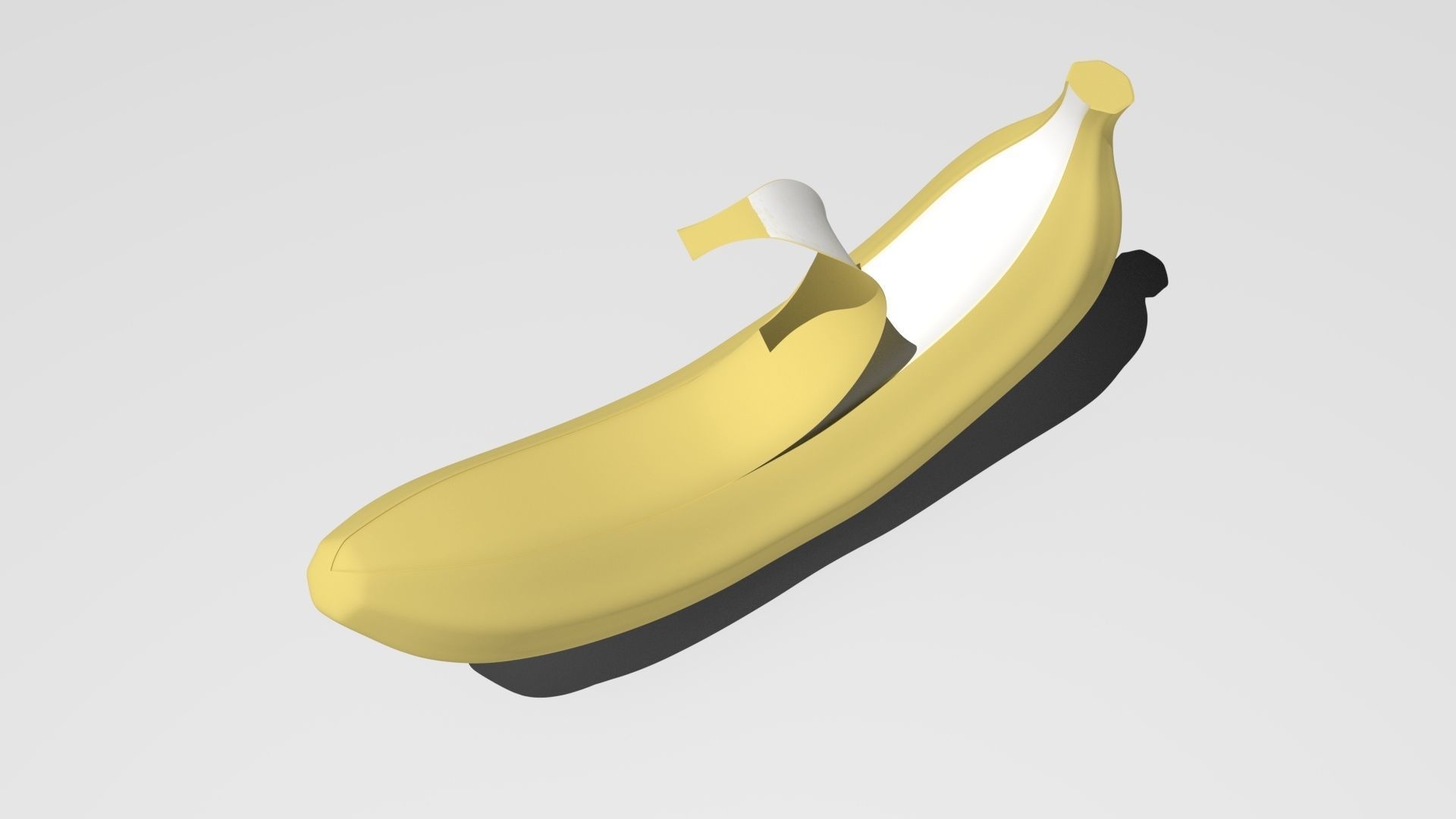 Peeling Banana  3D model_3