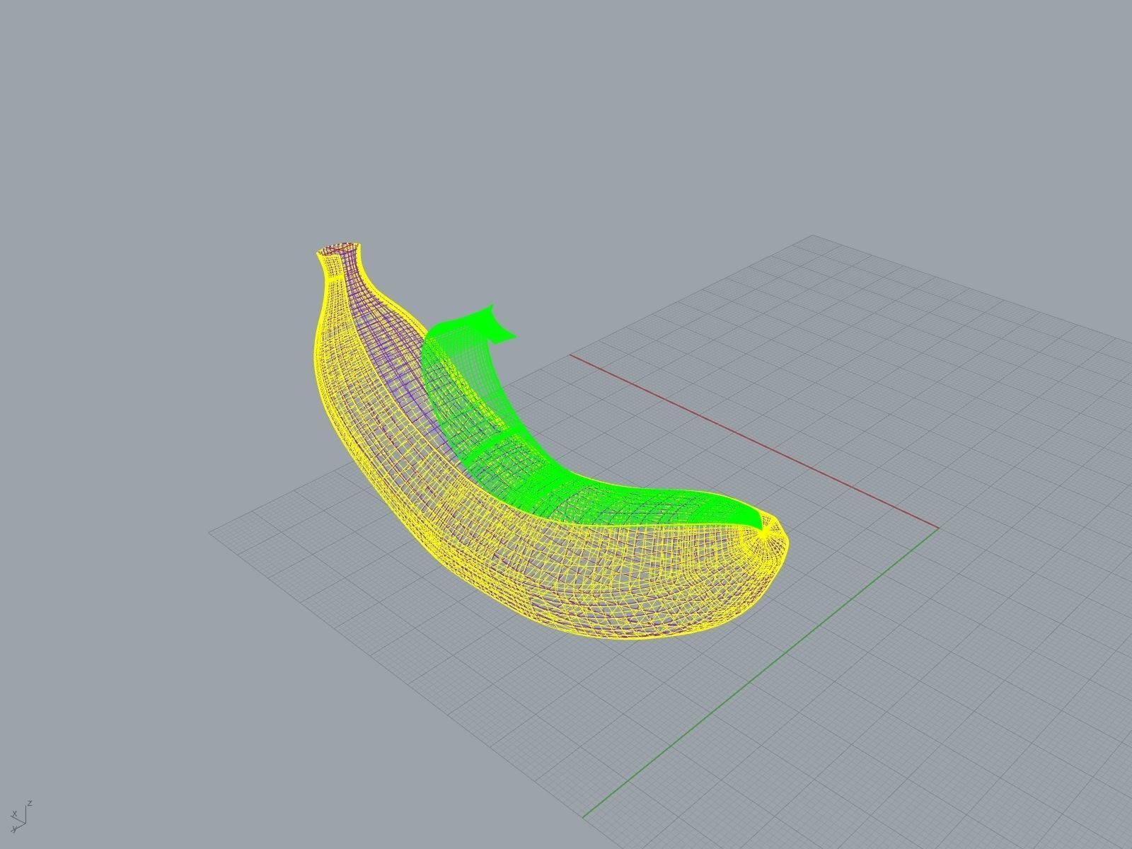 Peeling Banana  3D model_5