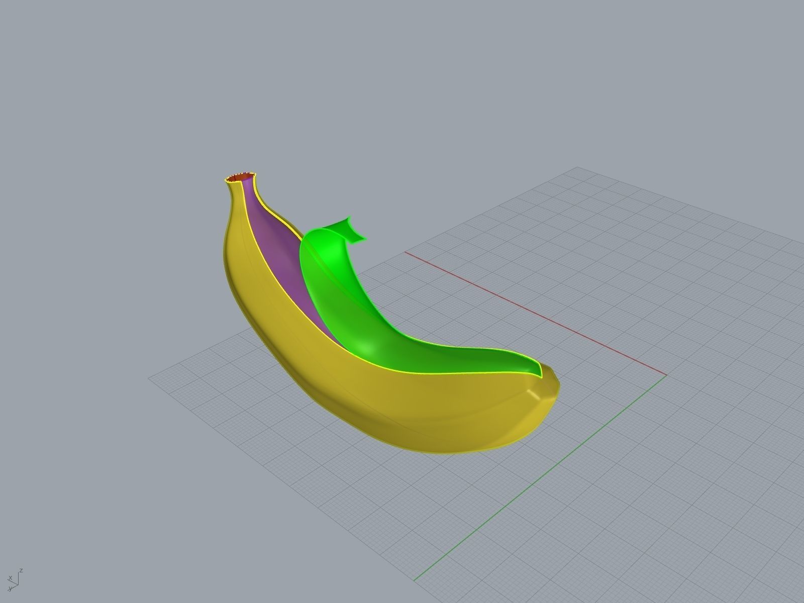 Peeling Banana  3D model_6
