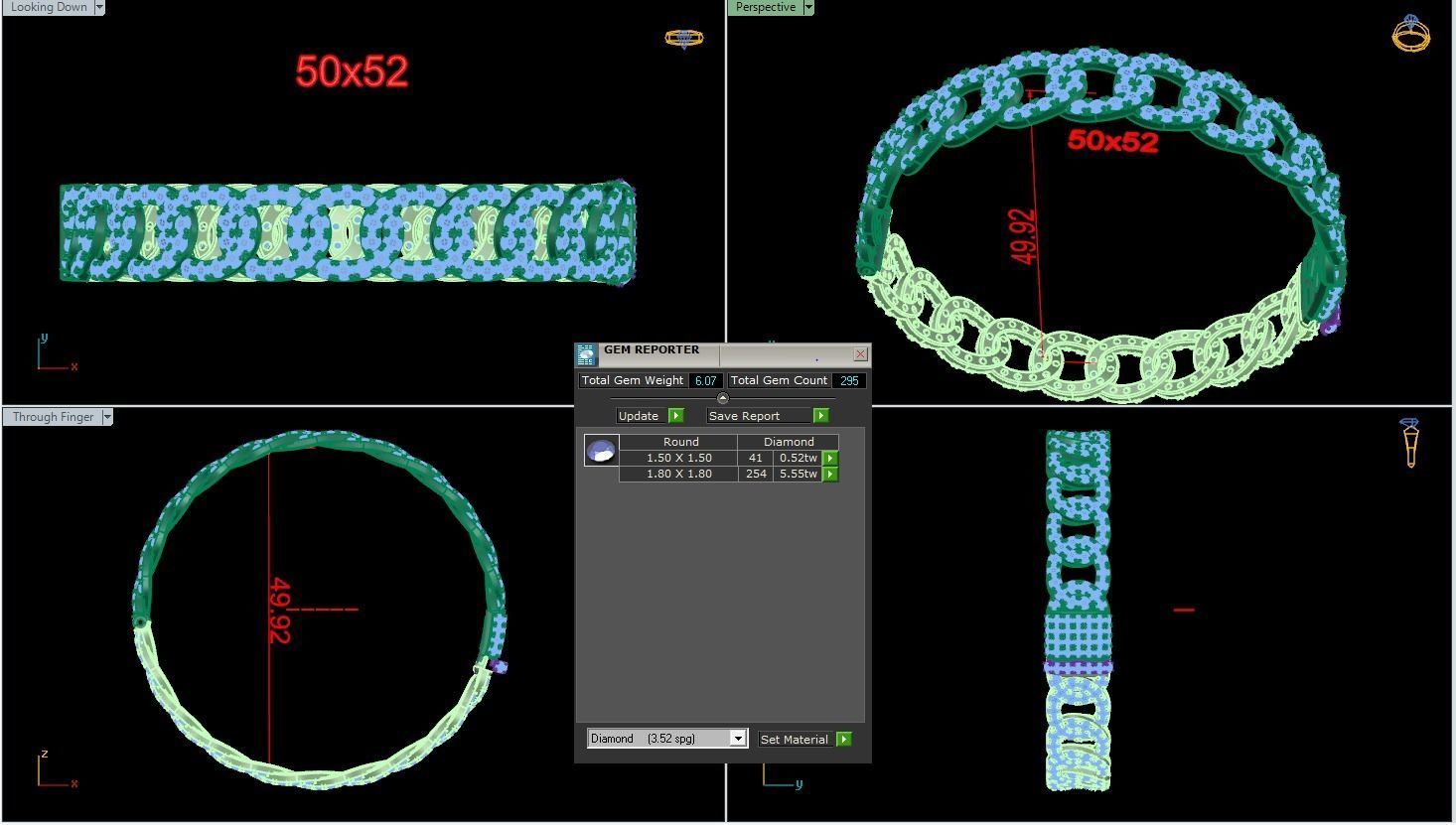 Bracelet 3D print model_1