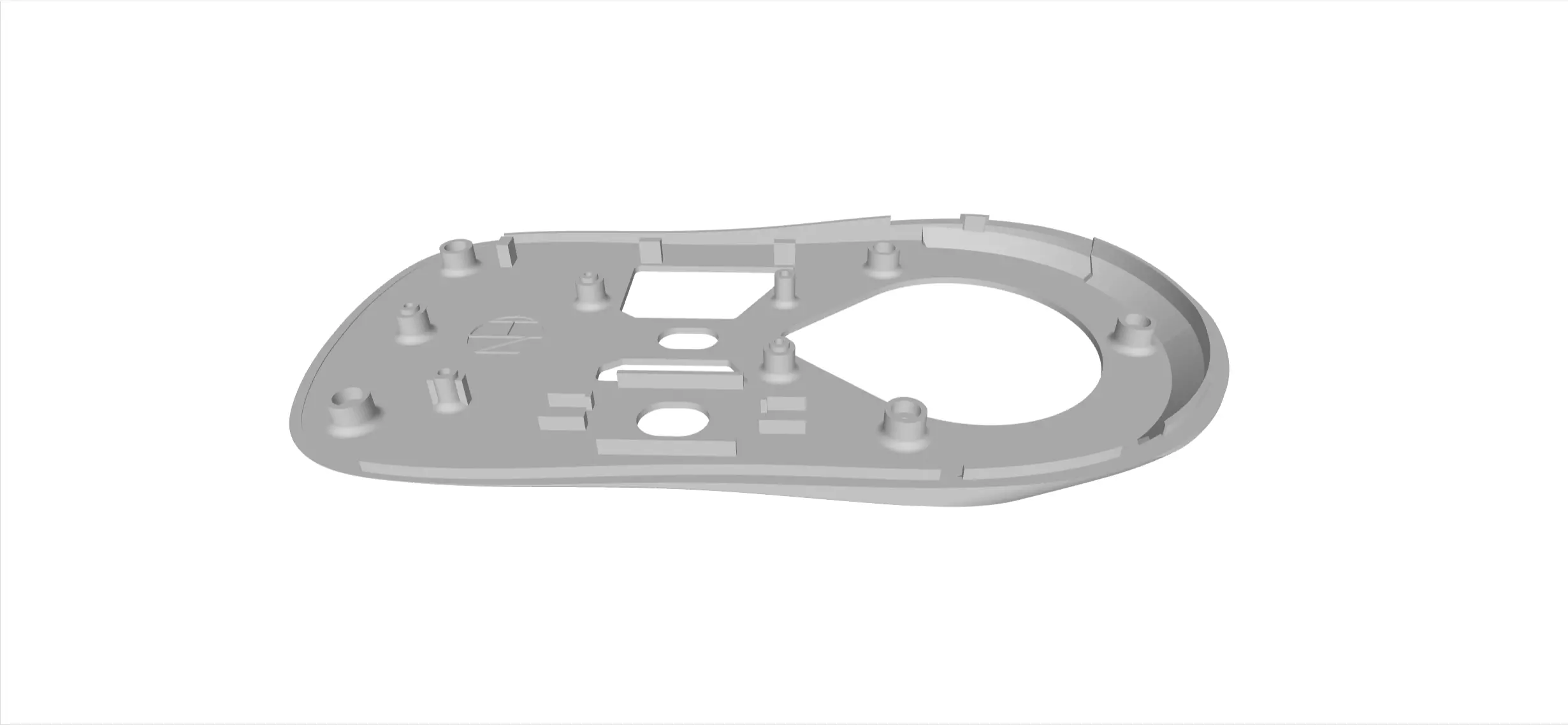 Logitech G Pro X Superlight Custom base mod optimum tech 3D print model_0