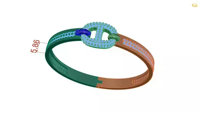 Bracelet 3D print model