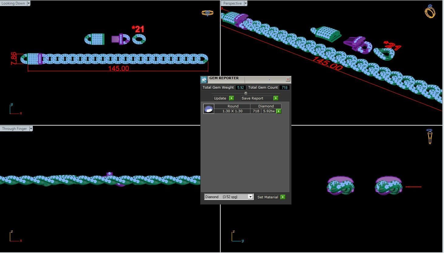 Bracelet 3D print model_1