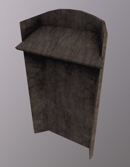 BandStand Low-poly 3D model_2