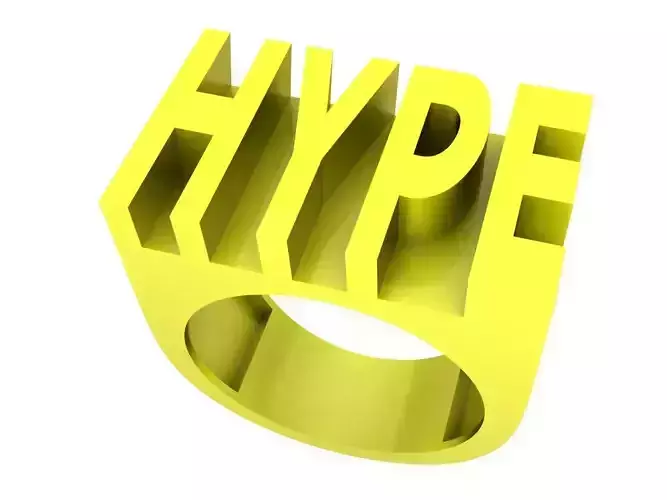 24k Hype Men ring 5005 3D print model