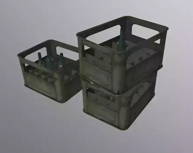 Beer Container Low-poly 3D model